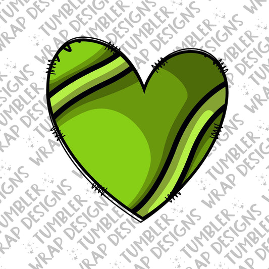 Tennis ball Sublimation PNG Design, Love heart Digital Download PNG File, Commercial Use