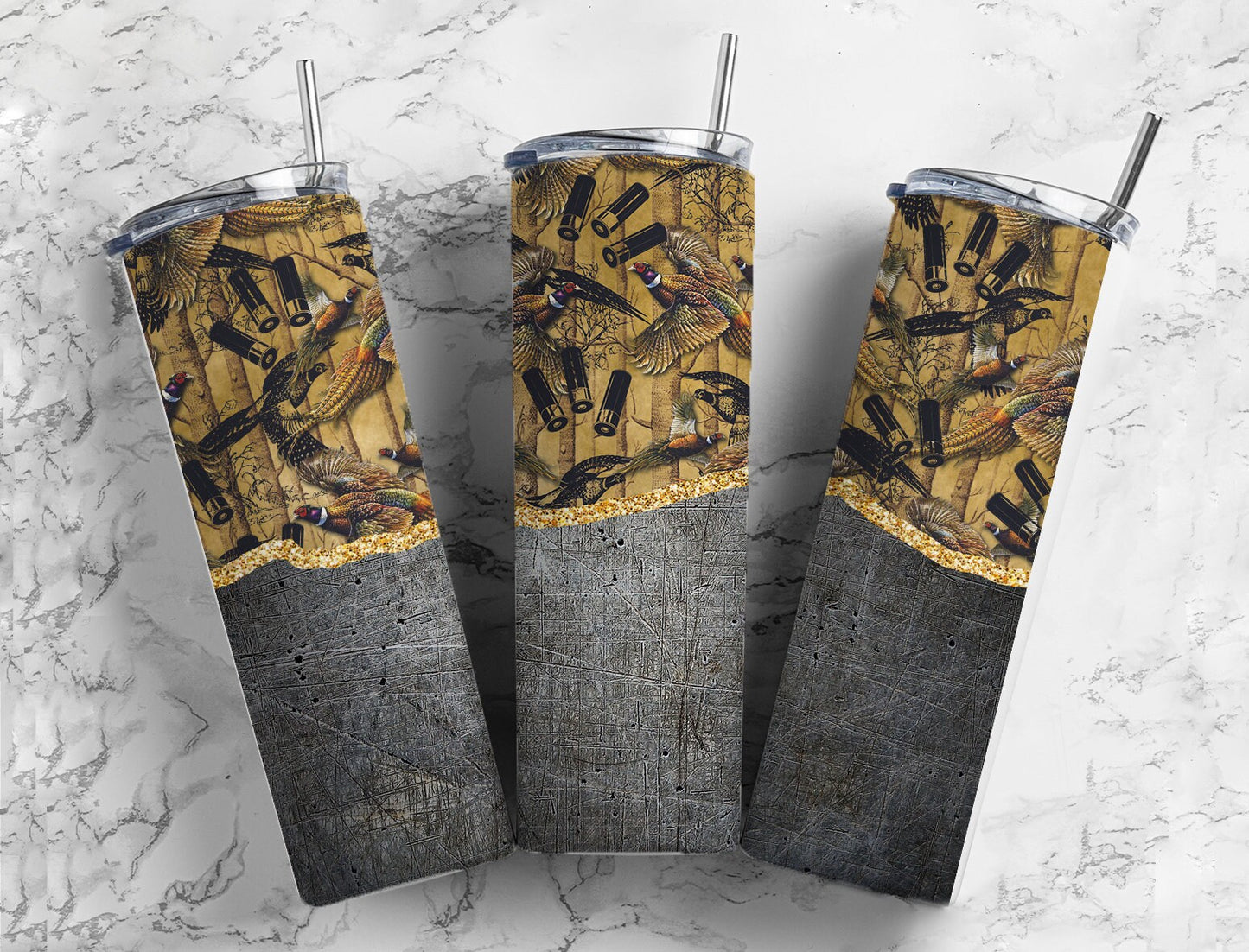 Duck Hunting Wood 20oz Sublimation Tumbler Designs, Camo V Split 9.2 x 8.3” Straight Skinny Tumbler Wrap PNG, Man Tumbler, For Men 4