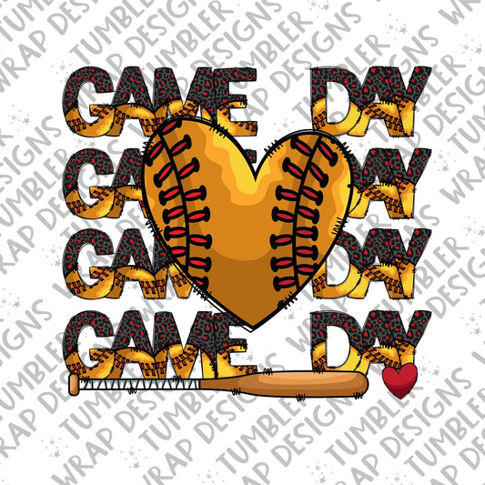 Game day Sublimation PNG Design, Soft ball Digital Download PNG File, Commercial Use