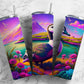 Duck Mountains 20oz Sublimation Tumbler Designs, Japan Colorful 9.2 x 8.3” Straight Skinny Tumbler, Tumbler Wrap PNG