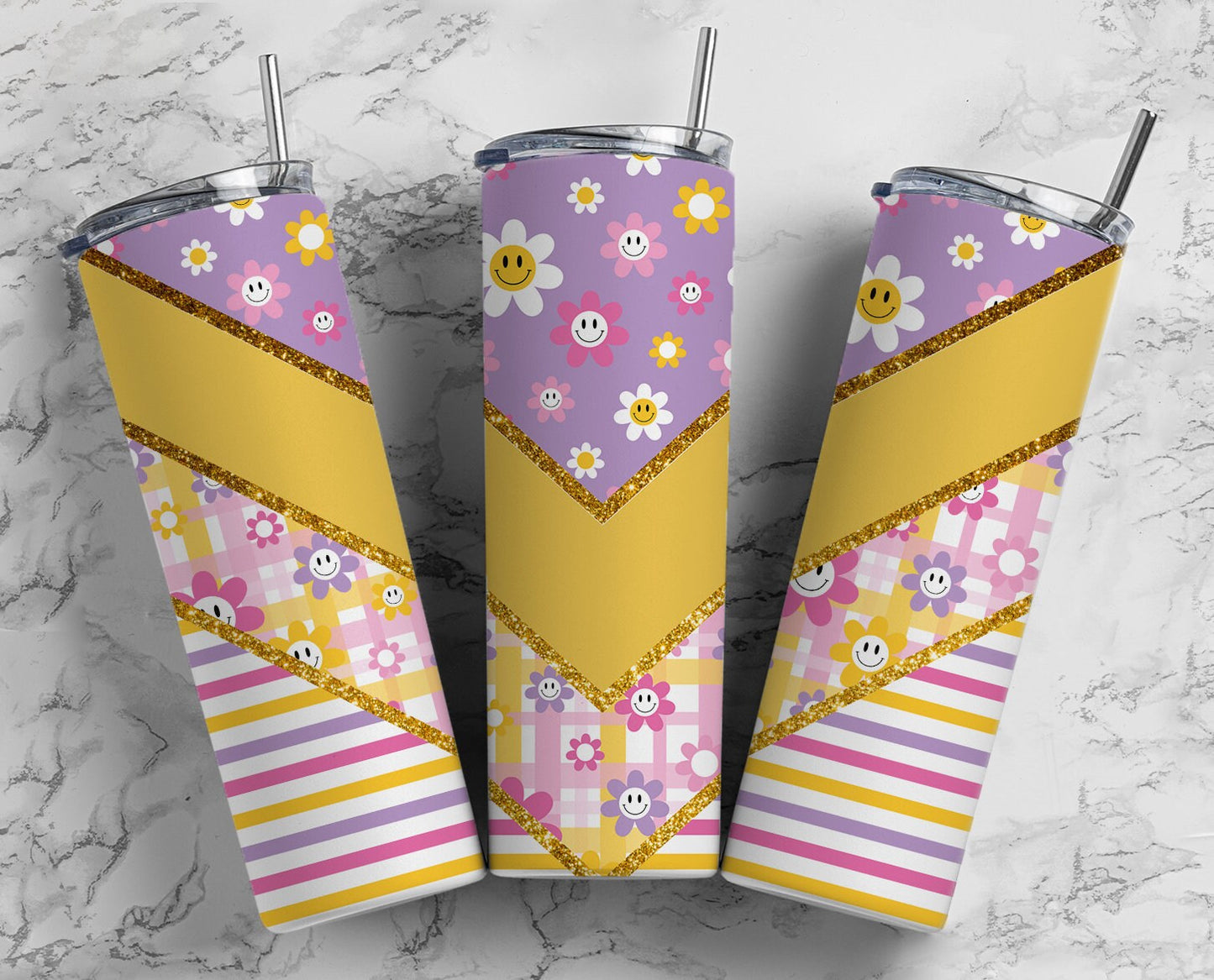 20oz Sublimation Tumbler Designs, 9.2 x 8.3” Straight Skinny Tumbler Wrap PNG 68