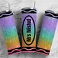 Rainbow Glitter Crayon 20oz Sublimation Tumbler Designs, Add name Teacher Gift 9.2 x 8.3” Straight Skinny Tumbler Wrap PNG 92 (2023-04-18 14.43.37)