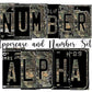 Camo Number Plate Alphabet Uppercase Numbers PNG, Hunting Alphabet PNG Digital Download