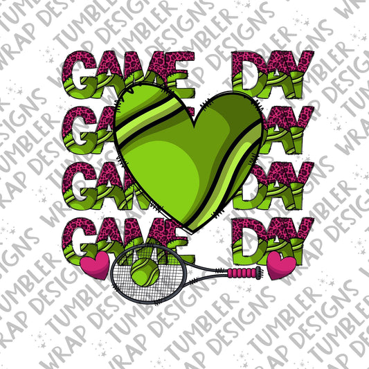 Tennis ball Sublimation PNG Design, Game day Digital Download PNG File, Commercial Use