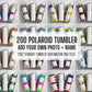 200+ Polaroid Add Photo and Text Tumbler Wrap, Straight Tumbler, Design Bundle, 20oz Straight Tumbler, Sunflower Tumbler Wrap, Tumbler PNG