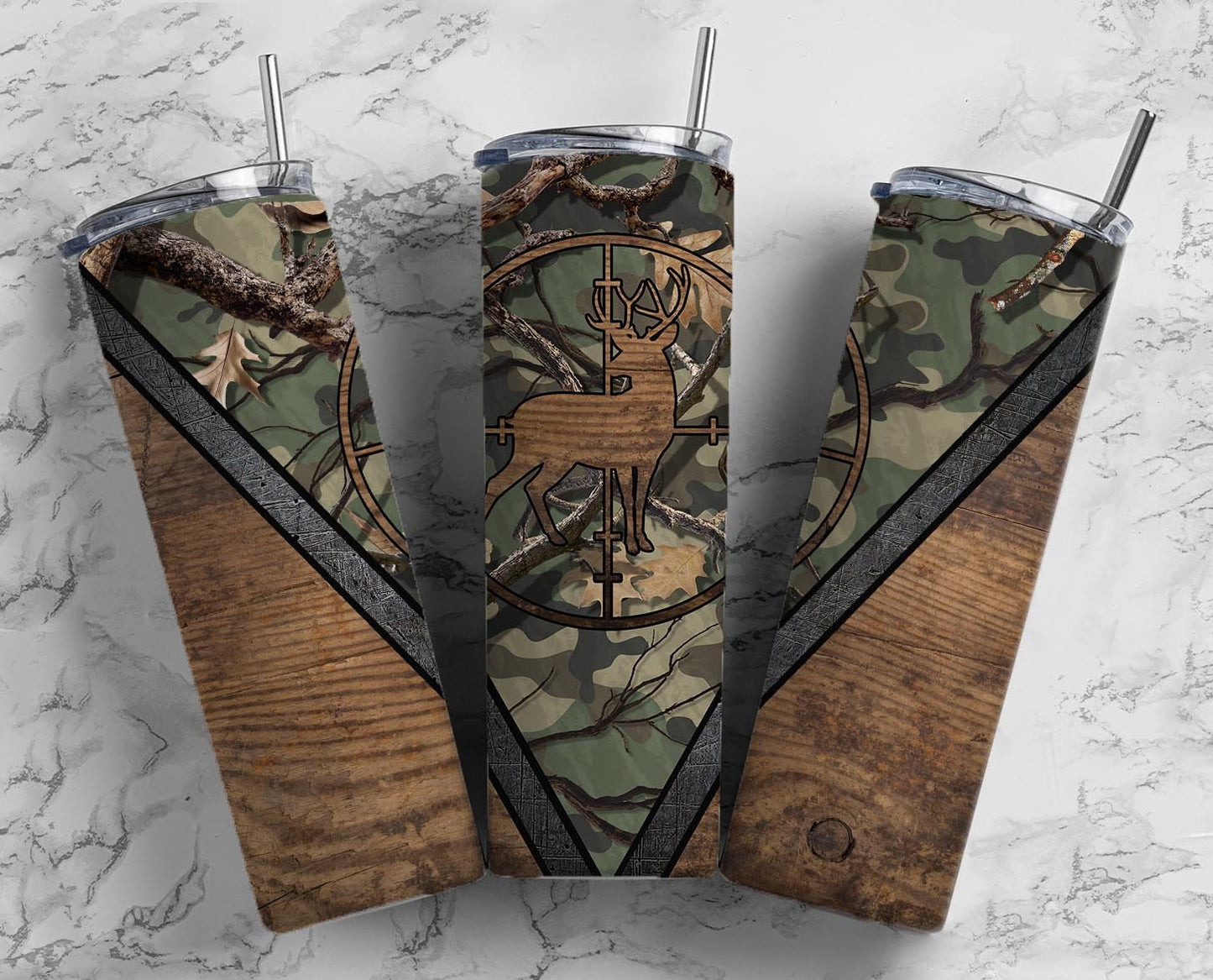 Camo Deer Hunting 20oz Sublimation Tumbler Designs, Woodgrain Man 9.2 x 8.3” Straight Skinny Tumbler Wrap PNG 96 (2023-04-18 11.04.45)