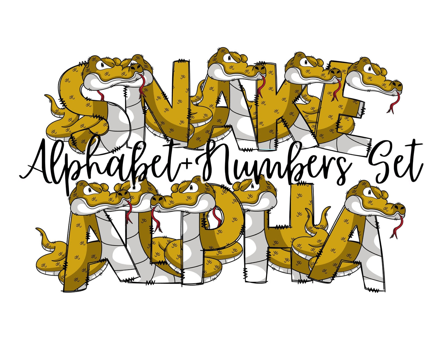 Snake Doodle Letters