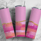 Pink Orange Agate 20oz Sublimation Tumbler Designs, Gold Agate Line 9.2 x 8.3” Straight Skinny Tumbler Wrap PNG 73