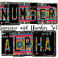 Serape Sunflower Number Plate Alphabet Uppercase Numbers PNG, Gem Stone Flower Alphabet PNG Digital Download