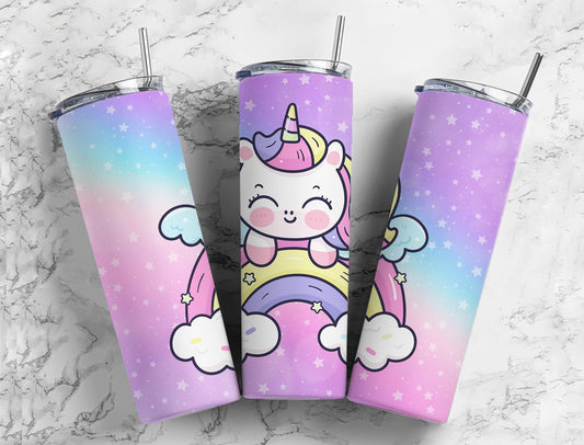 Cloudy Unicorn 20oz Sublimation Tumbler Designs, Sparkle Star 9.2 x 8.3”  Tumbler Png, Digital Download