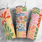 Planting seeds for a brighter tomorrow boho 20oz Sublimation Tumbler Designs, 9.2 x 8.3” Straight Skinny Tumbler Wrap PNG