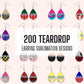 Sublimation PNG Sublimation PNG - 200 Agate Teardrop Earrings Sublimation Design, Earring Designs, Teardrop Sublimation Design, Instant Download, Commercial Use Png-Tumblerwrapdesigns