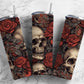 Roses and skulls 20oz Sublimation Tumbler Designs, Dark floral 9.2 x 8.3” Straight Skinny Tumbler Wrap PNG (2023-04-18 14.17.52)