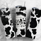 cow print 20oz Sublimation Tumbler Designs, small business 9.2 x 8.3” Straight Skinny Tumbler Wrap PNG