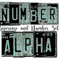 Tooled Leather Number Plate Alphabet Uppercase Numbers PNG, Teal Blue Alphabet PNG Digital Download