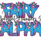 Fairy Doodle Letters Doodle Letter Alphabet with Uppercase and Numbers PNG, Alphabet PNG Digital Download