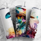 Cowboy Country 20oz Sublimation Tumbler Designs, Alcohol Ink Watercolor 9.2 x 8.3” Straight Skinny Tumbler, Tumbler Wrap PNG