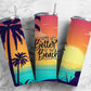 Life is better at the Beach 20oz Sublimation Tumbler Designs, Motivational 9.2 x 8.3” Straight Skinny Tumbler Wrap,Beach Tumbler PNG