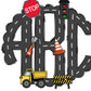 Construction Monogram Letters, Boys Truck Sublimation PNG Doodle Alpha Bundle, Construction Sublimation Font PNG Floral, Yellow and Black (2023-04-18 19.18.59)