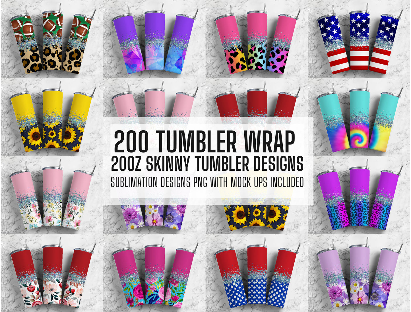 200+ Tumbler Wrap, Straight Tumbler, Sublimation, Design Bundle, Tumbler png, 20oz Straight Tumbler, Sunflower Tumbler Wrap, Tumbler PNG