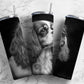 Cocker Spaniel Dog 20oz Sublimation Tumbler Designs, Charcoal Painting 9.2 x 8.3” Straight Skinny Tumbler, Tumbler Wrap PNG