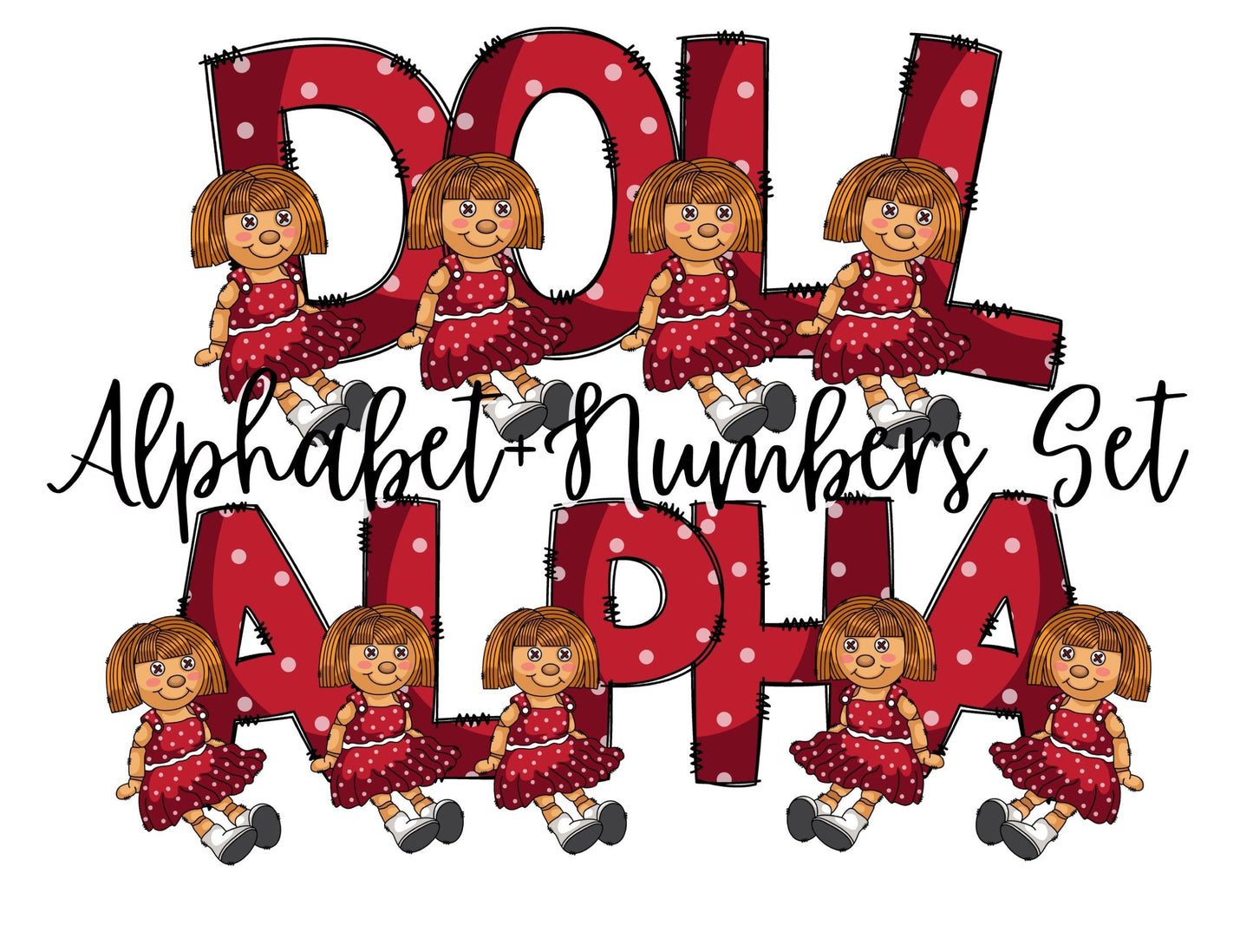 Doll Doodle Letters