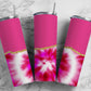 Pink Tie Dye 20oz Sublimation Tumbler Designs, Agate Split 9.2 x 8.3” Straight Skinny Tumbler Wrap 3