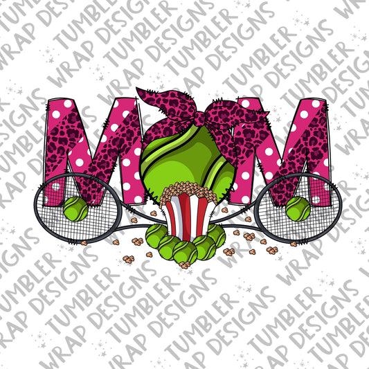 Tennis ball Sublimation PNG Design, Sports mom Digital Download PNG File, Commercial Use