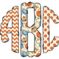 Chevron Fall Monogram Letters, Boho Sublimation PNG Elements Hand Drawn Doodle Alpha Bundle, Pumpkin Polka Dot Sublimation Font PNG Floral