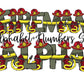 Fireman Doodle Letters Doodle Letters Alphabet with Uppercase and Numbers PNG, Alphabet PNG Digital Download PNG