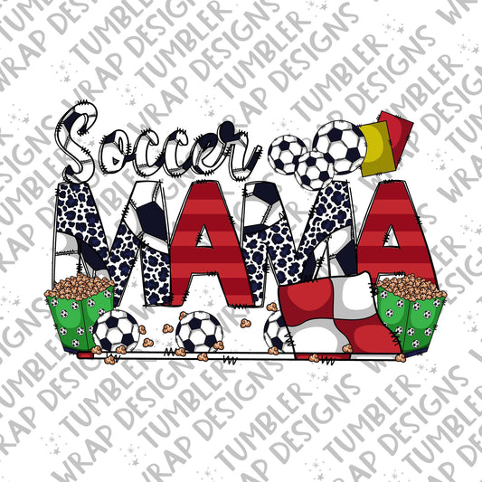 Soccer mama Sublimation PNG Design, Cow print Digital Download PNG File, Commercial Use