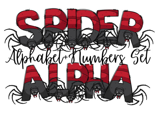 Spider Doodle Letters