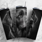 Puppy 20oz Sublimation Tumbler Designs, Charcoal Painting 9.2 x 8.3” Straight Skinny Tumbler, Tumbler Wrap PNG