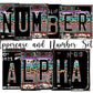 Country Serape Number Plate Alphabet Uppercase Numbers PNG, Northwest Alphabet PNG Digital Download