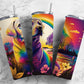 Rainbow Dog 20oz Sublimation Tumbler Designs, Kingdom Planet 9.2 x 8.3” Straight Skinny Tumbler, Tumbler Wrap PNG