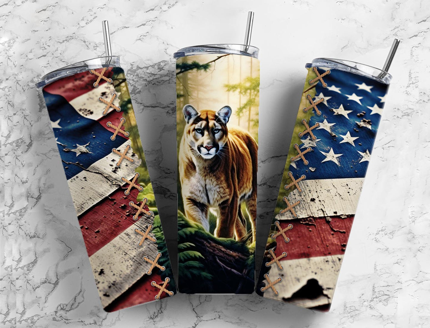 American Tiger 20oz Sublimation Tumbler Designs, Tiger Flag 9.2 x 8.3”  Tumbler Png, Digital Download