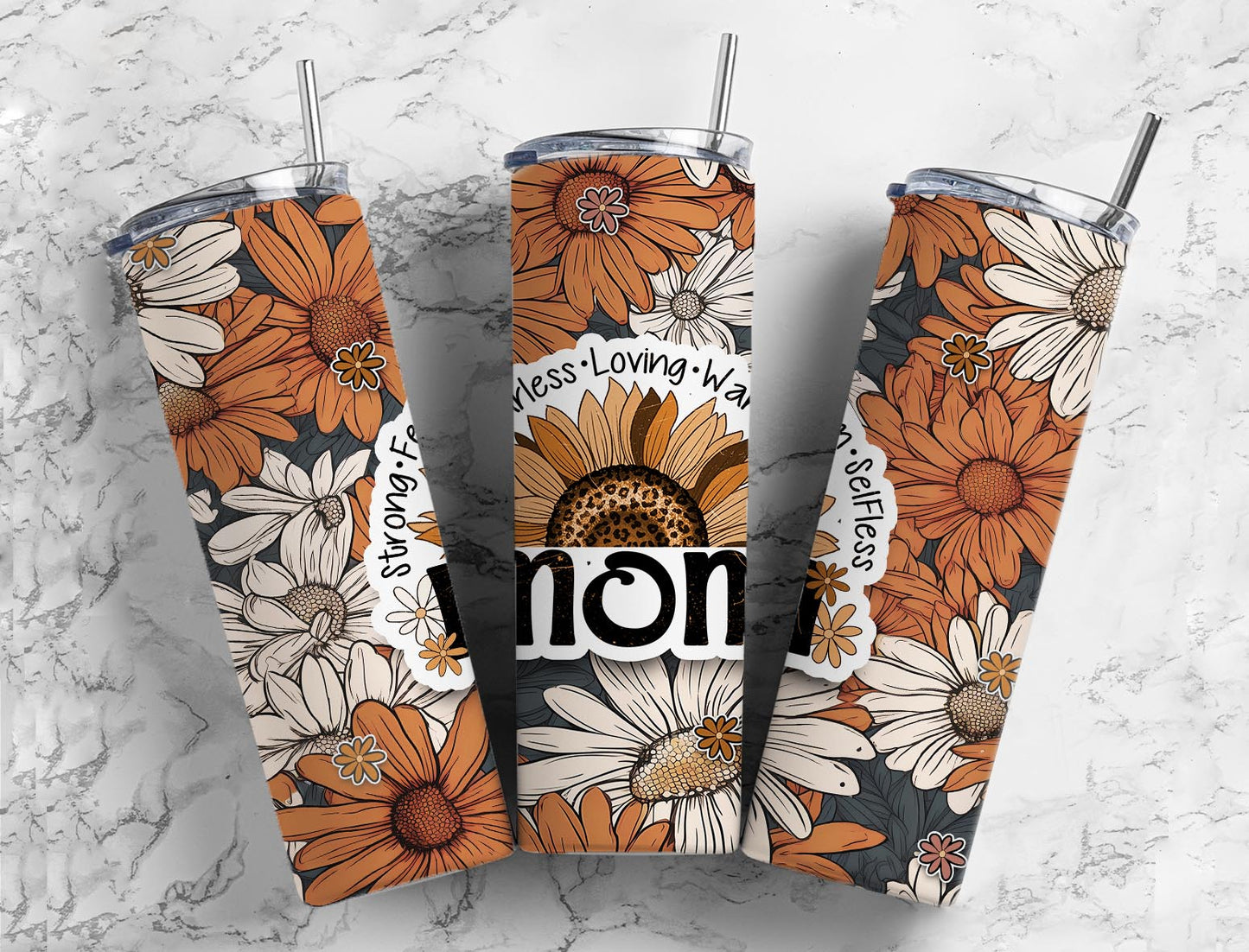 Vintage Mom 20oz Sublimation Tumbler Designs, Flower Mama 9.2 x 8.3”  Tumbler Png, Digital Download