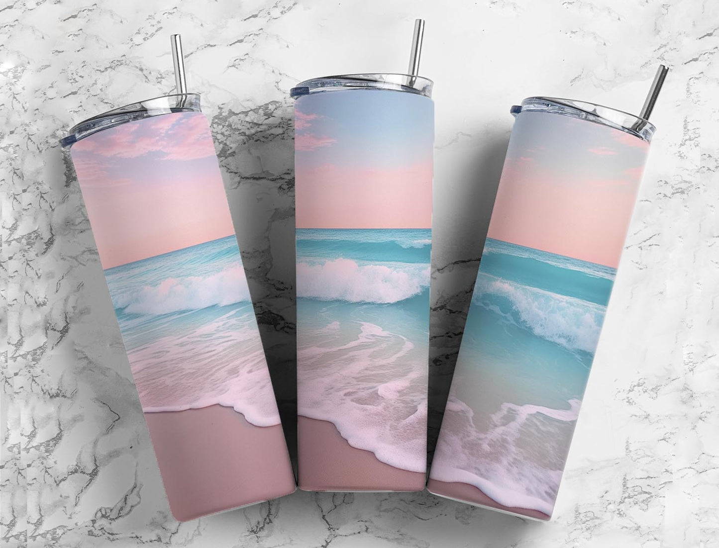 Beach Daylight 20oz Sublimation Tumbler Designs, Daylight 9.2 x 8.3”  Tumbler Png, Digital Download