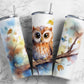 Cute Baby Owl 20oz Sublimation Tumbler Designs, Baby Owl 9.2 x 8.3”  Tumbler Png, Digital Download