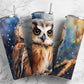 Cartoon Paint Owl 20oz Sublimation Tumbler Designs, Cartoon Owl 9.2 x 8.3”  Tumbler Png, Digital Download