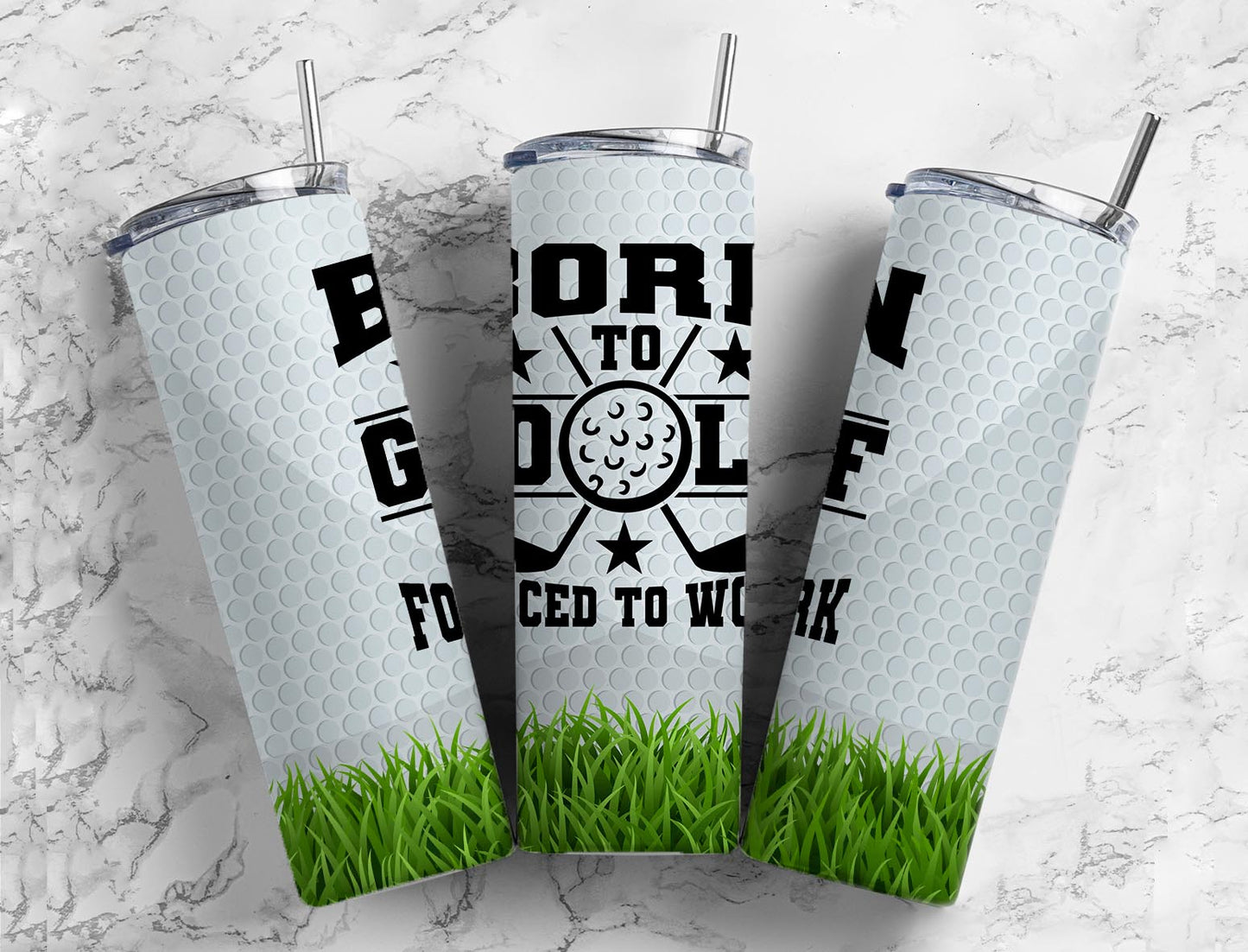 Born To Golf 20oz Sublimation Tumbler Designs, Golf Sports 9.2 x 8.3”  Tumbler Png, Digital Download