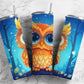 Colorful Night Owl 20oz Sublimation Tumbler Designs, Cute Owl 9.2 x 8.3”  Tumbler Png, Digital Download