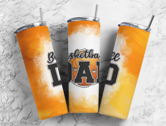 Basketball Dad 20oz Sublimation Tumbler Designs, Splash Ball 9.2 x 8.3”  Tumbler Png, Digital Download