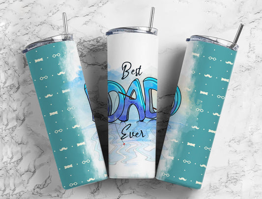 Best Dad Ever 20oz Sublimation Tumbler Designs, Fishing Dad 9.2 x 8.3”  Tumbler Png, Digital Download