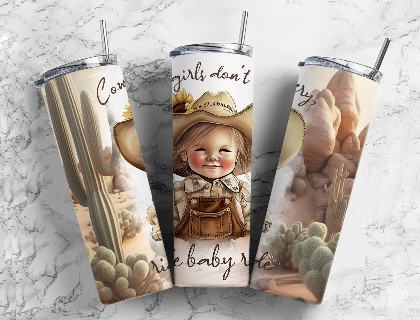 Cowgirls Dont Cry Ride Baby Ride 20oz Sublimation Tumbler Designs, Cute Cowgirl 9.2 x 8.3”  Tumbler Png, Digital Download