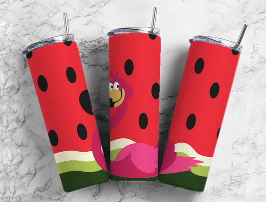 Watermelon 20oz Sublimation Tumbler Designs, Pink Swan 9.2 x 8.3”  Tumbler Png, Digital Download