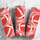 Pink Football 20oz Sublimation Tumbler Designs, Sports Ball 9.2 x 8.3”  Tumbler Png, Digital Download