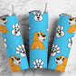 Duchshand 20oz Sublimation Tumbler Designs, Dog Paws 9.2 x 8.3”  Tumbler Png, Digital Download