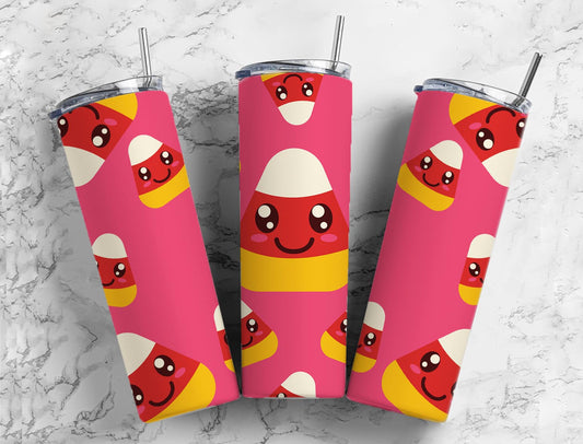 Pizza Pink 20oz Sublimation Tumbler Designs, Smiley Shapes 9.2 x 8.3”  Tumbler Png, Digital Download