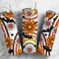 Retro Fall Bat 20oz Sublimation Tumbler Designs, Spooky 9.2 x 8.3” Straight Skinny Tumbler, Tumbler Wrap PNG